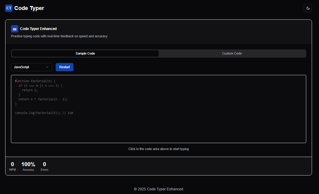 Level up your typing skills with code